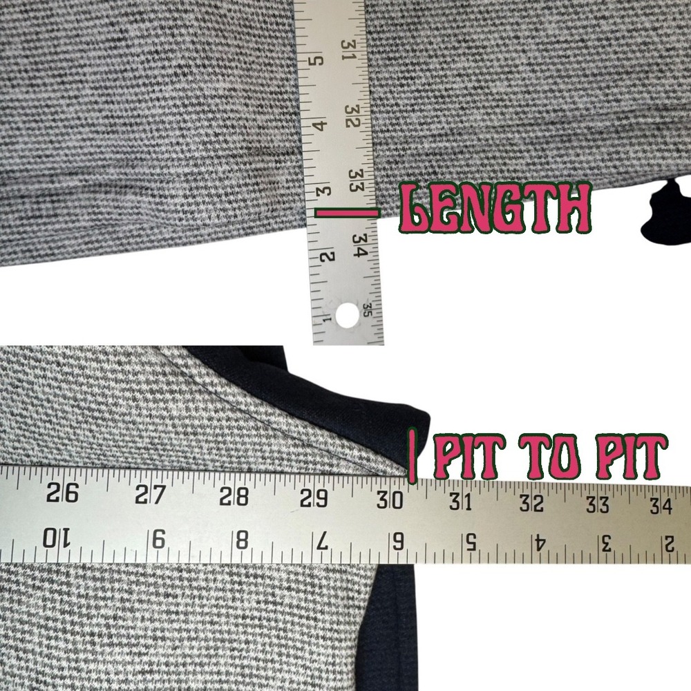 IZOD Pullover 3XLT Navy Grey Colorblock Snap Mock Neck Gorpcore Dadcore Classic - Picture 8 of 8